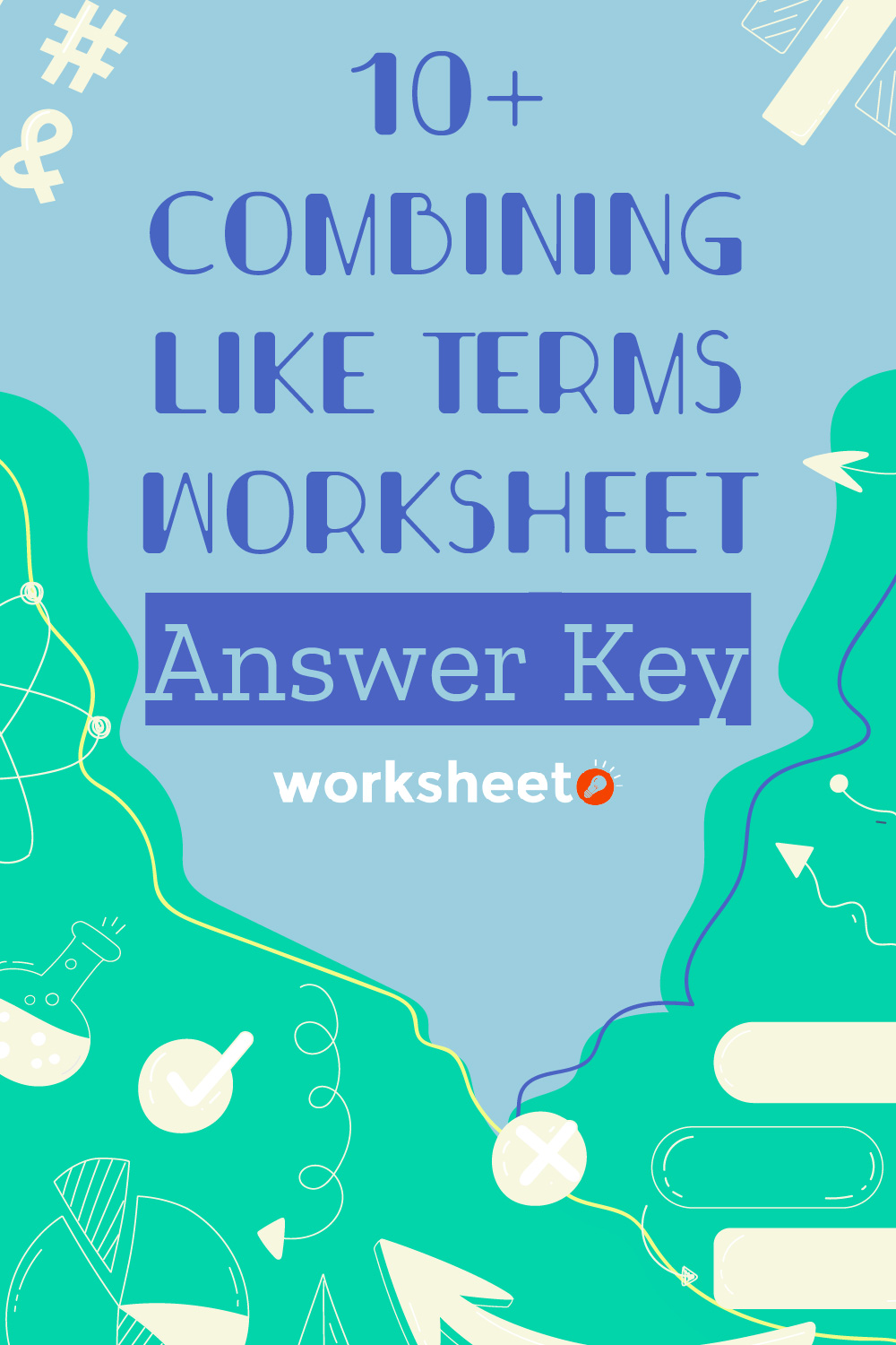 13 Images of Combining Like Terms Worksheet Answer Key