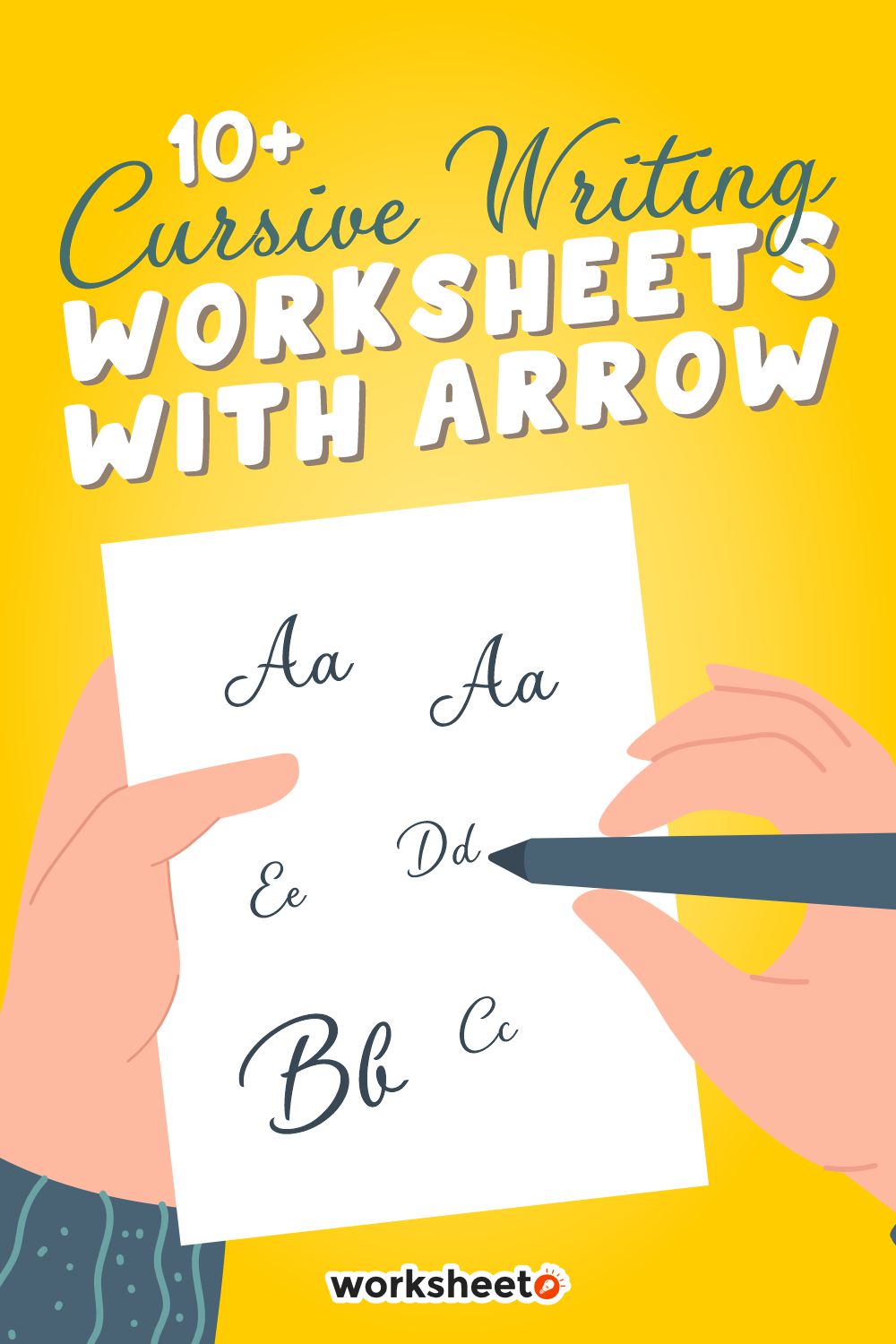 Cursive Writing Worksheets with Arrows