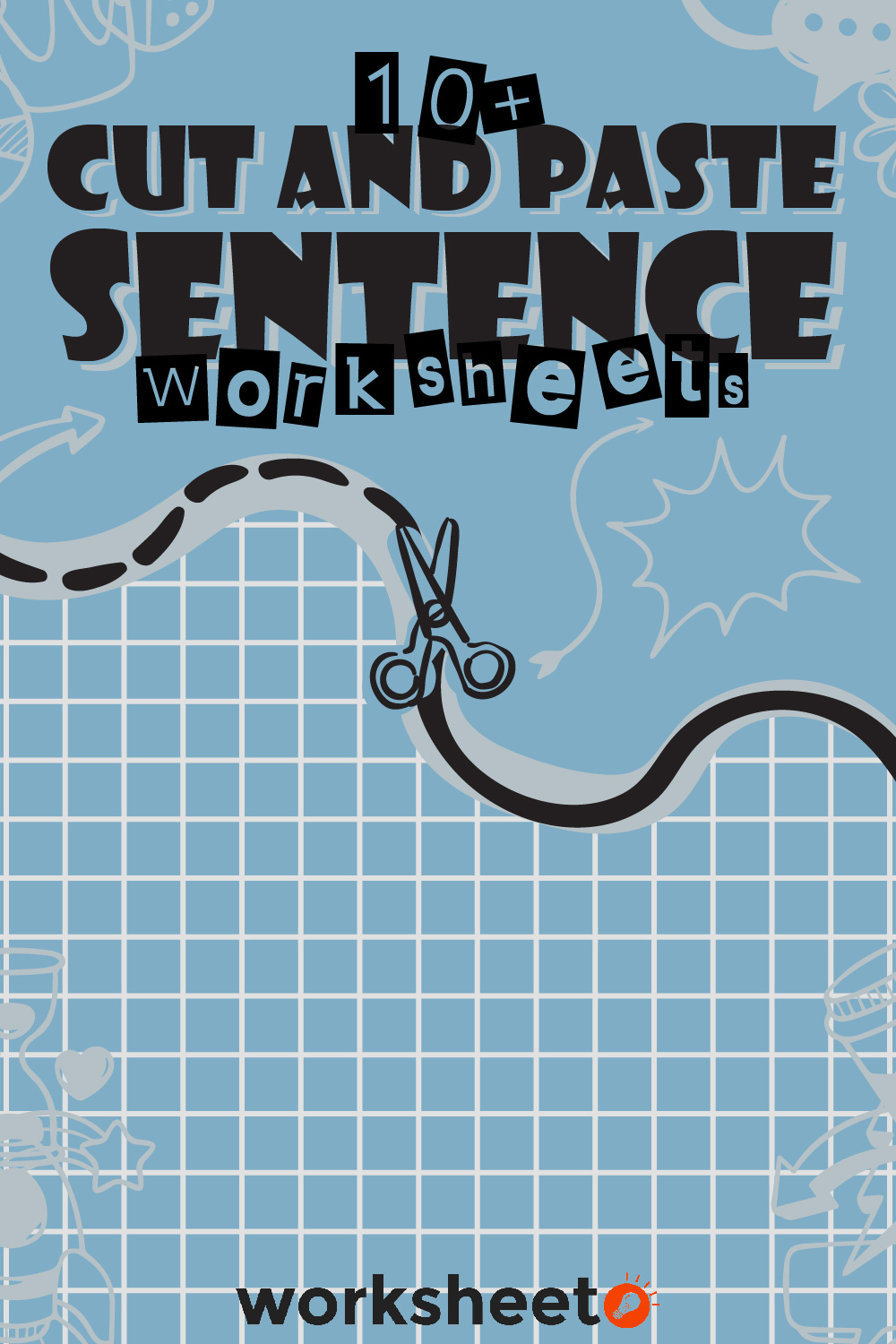 Cut and Paste Sentence Worksheets