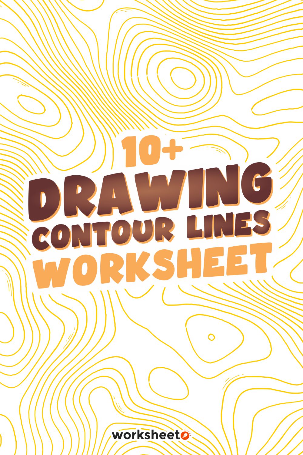 Drawing Contour Lines Worksheet