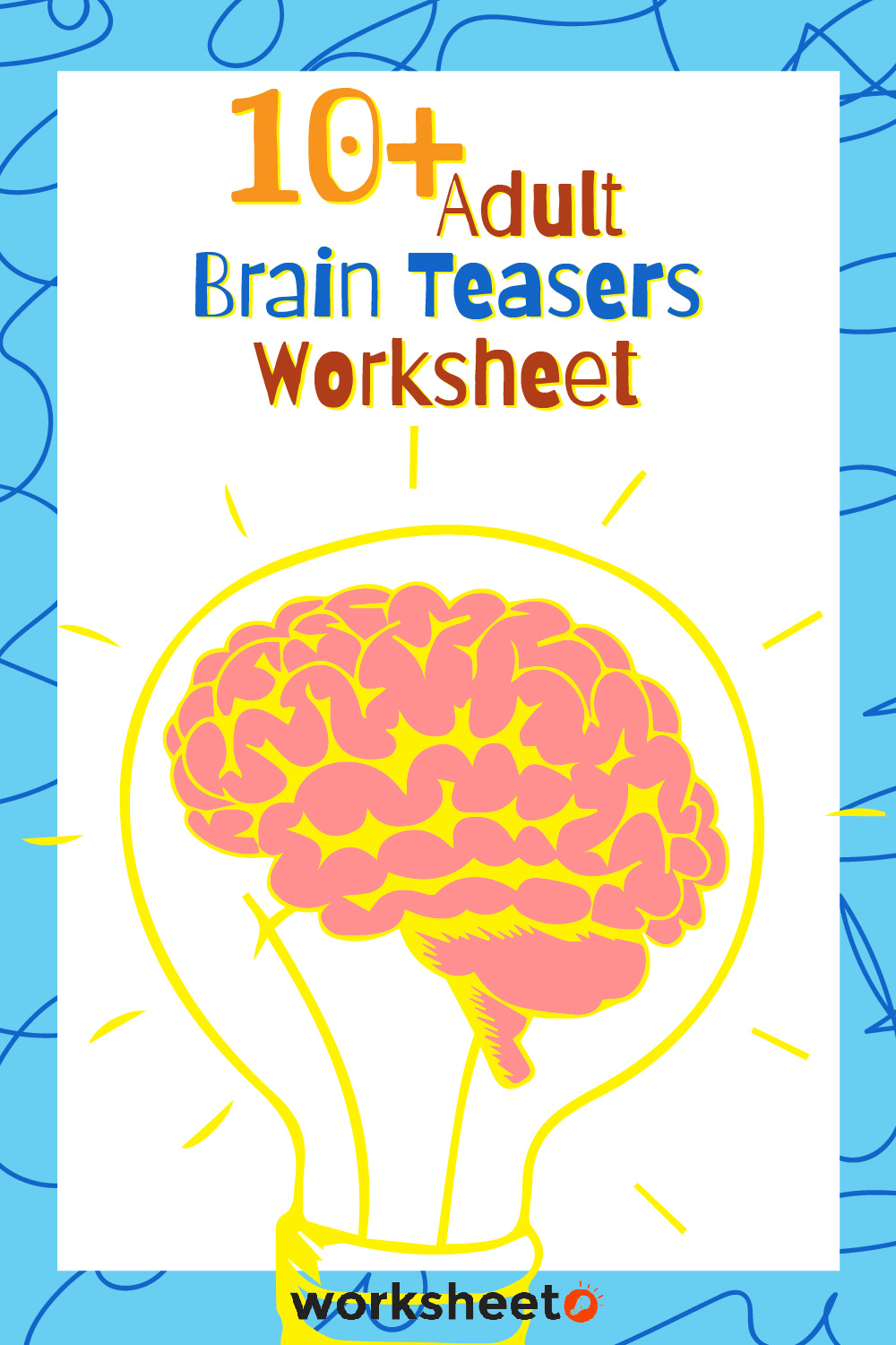 Adult Brain Teasers Worksheet