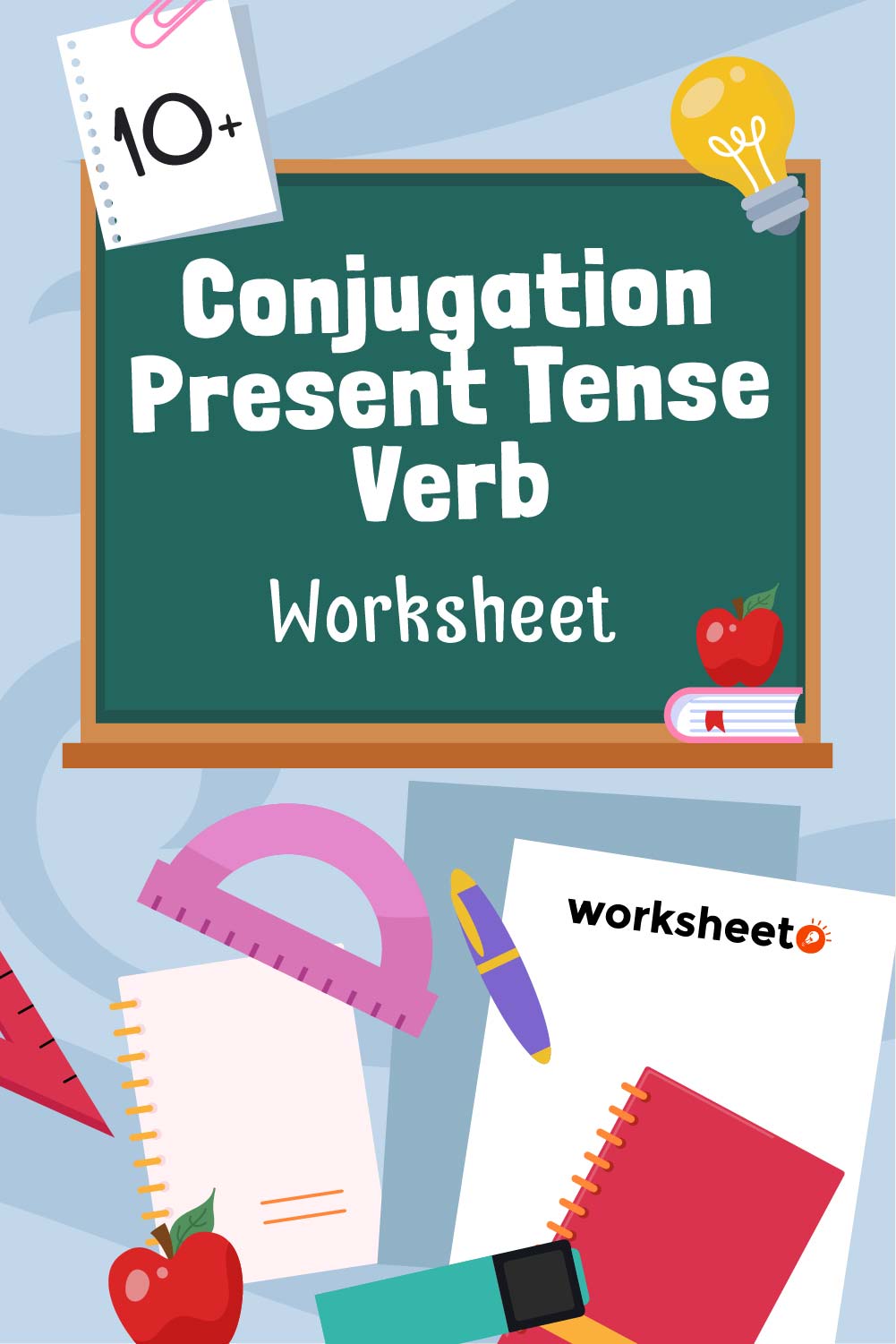 8 Images of Conjugation Present Tense Verb Worksheet