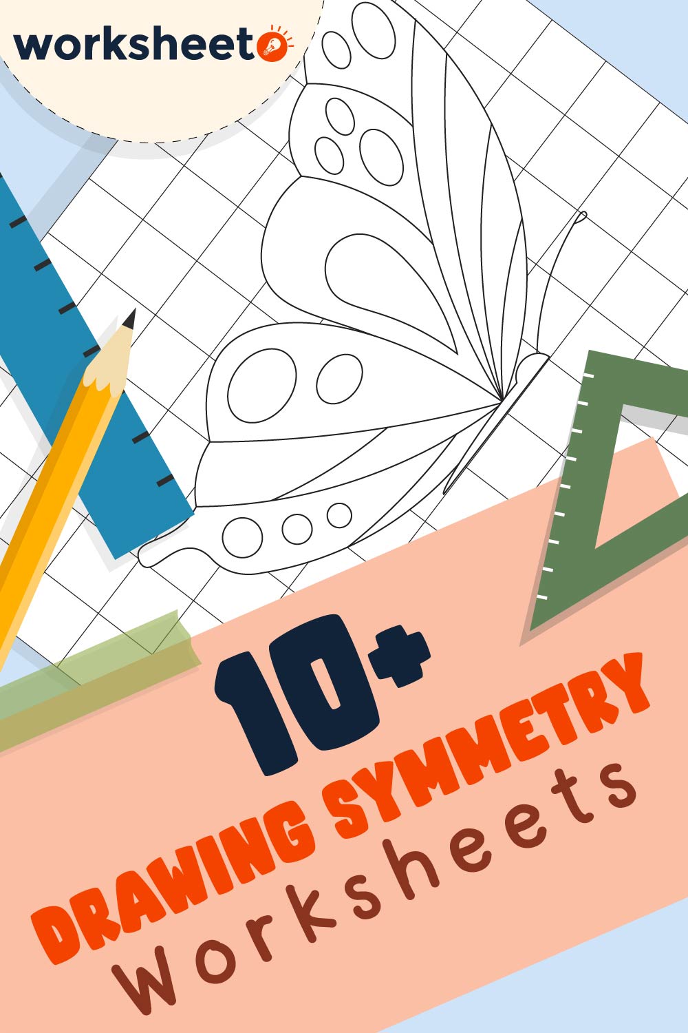 Drawing Symmetry Worksheets