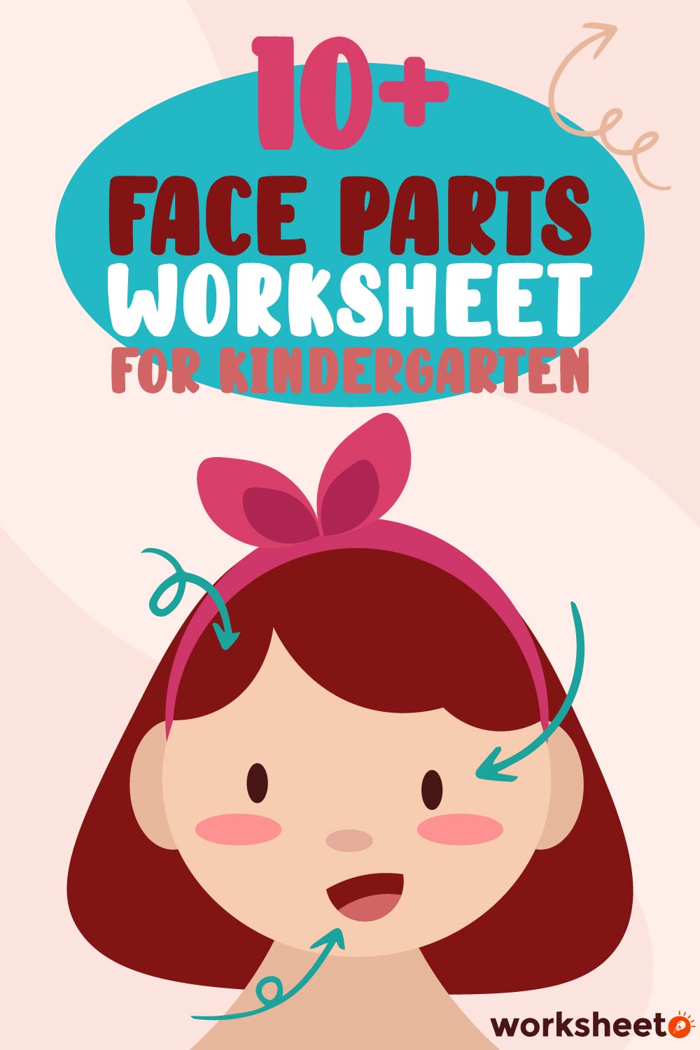 11 Images of Face Parts Worksheet For Kindergarten