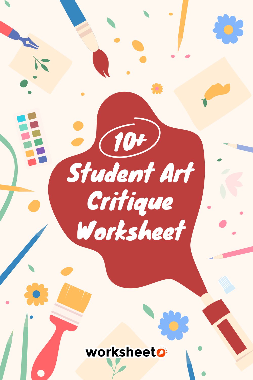 Student Art Critique Worksheet