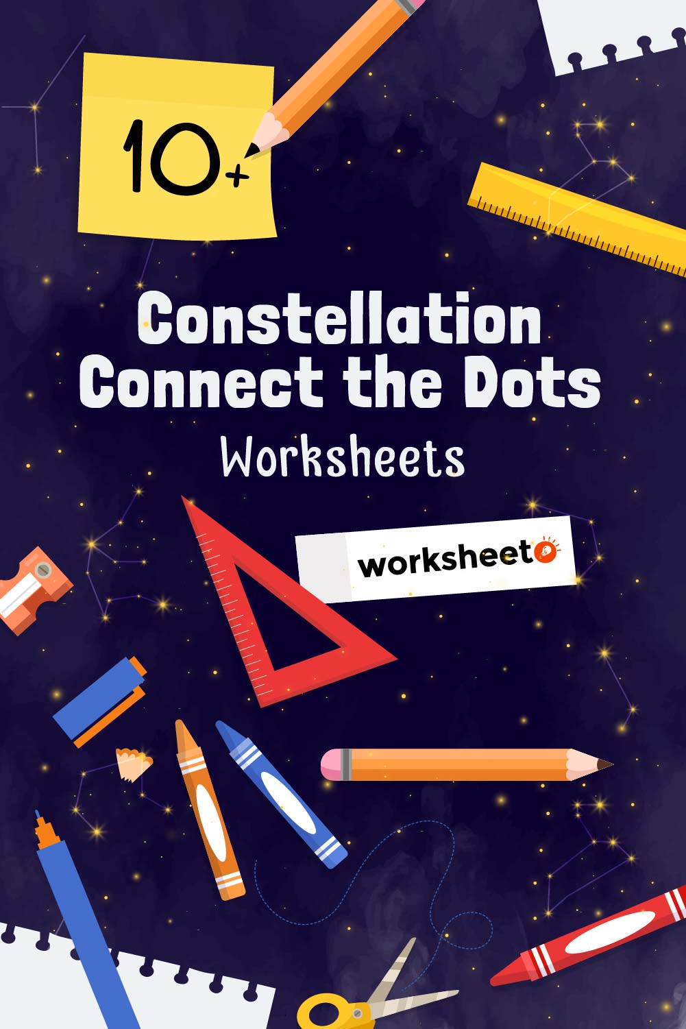 Constellation Connect the Dots Worksheet