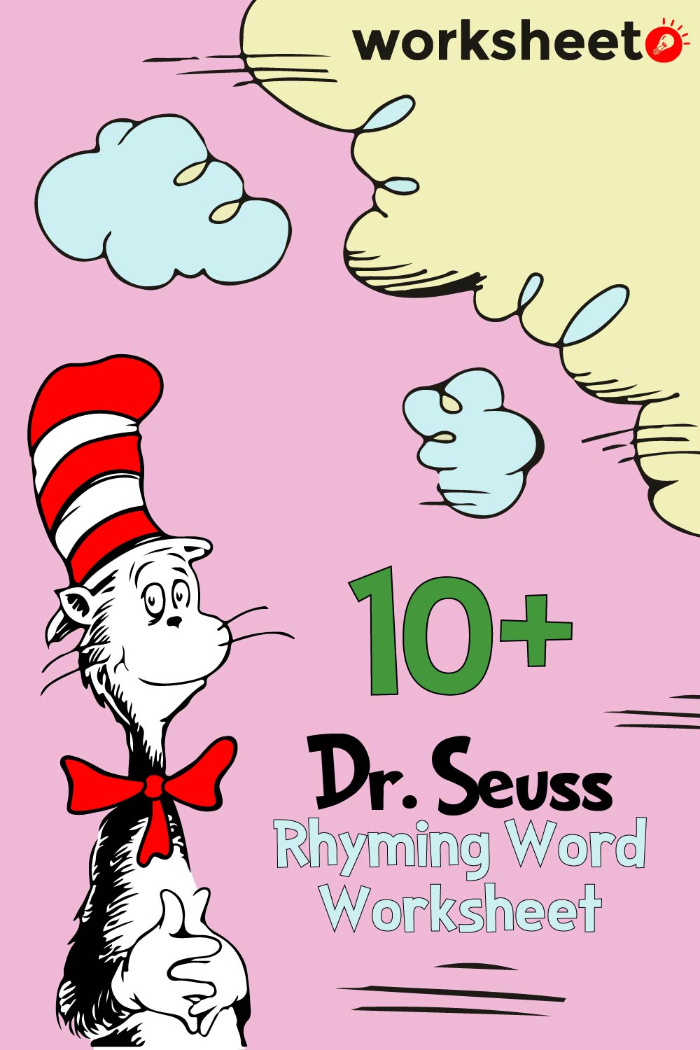 Dr. Seuss Rhyming Word Worksheet