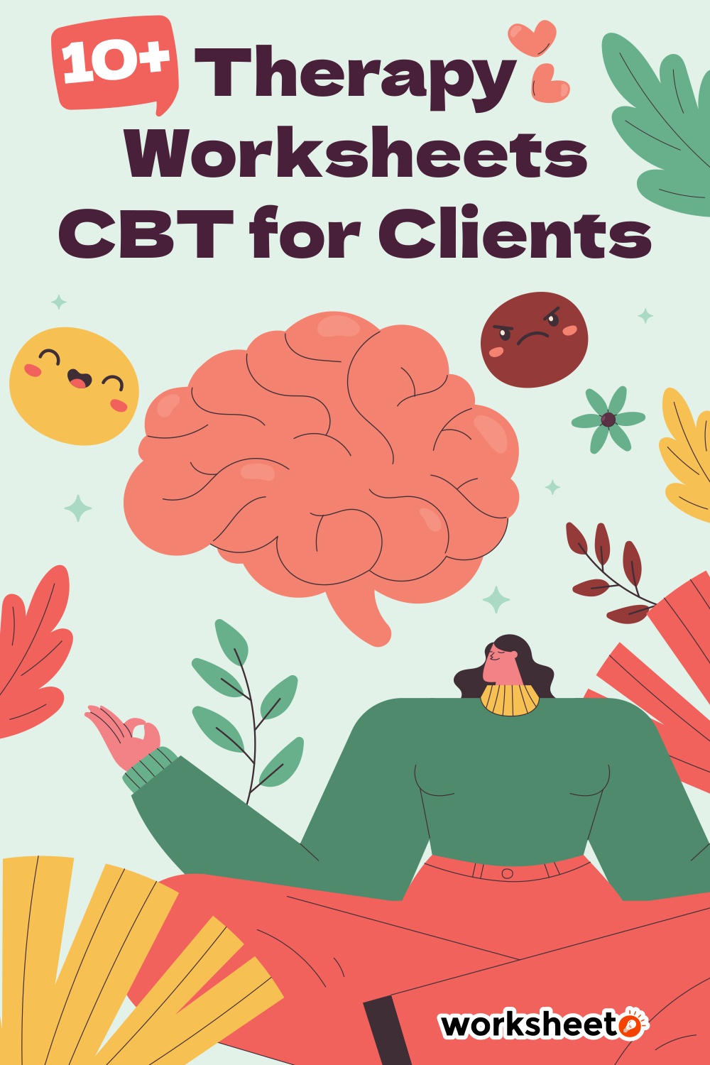 Therapy Worksheets CBT for Clients