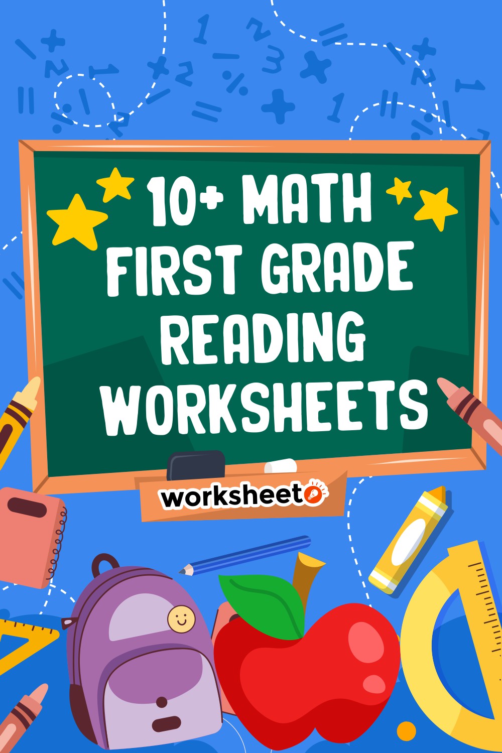 Math First Grade Reading Worksheets