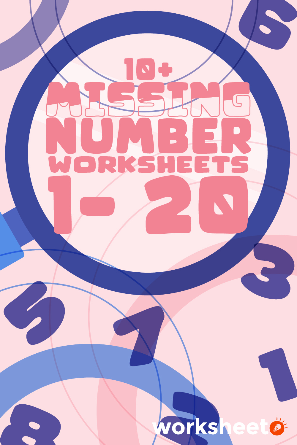 Missing Number Worksheets 1- 20