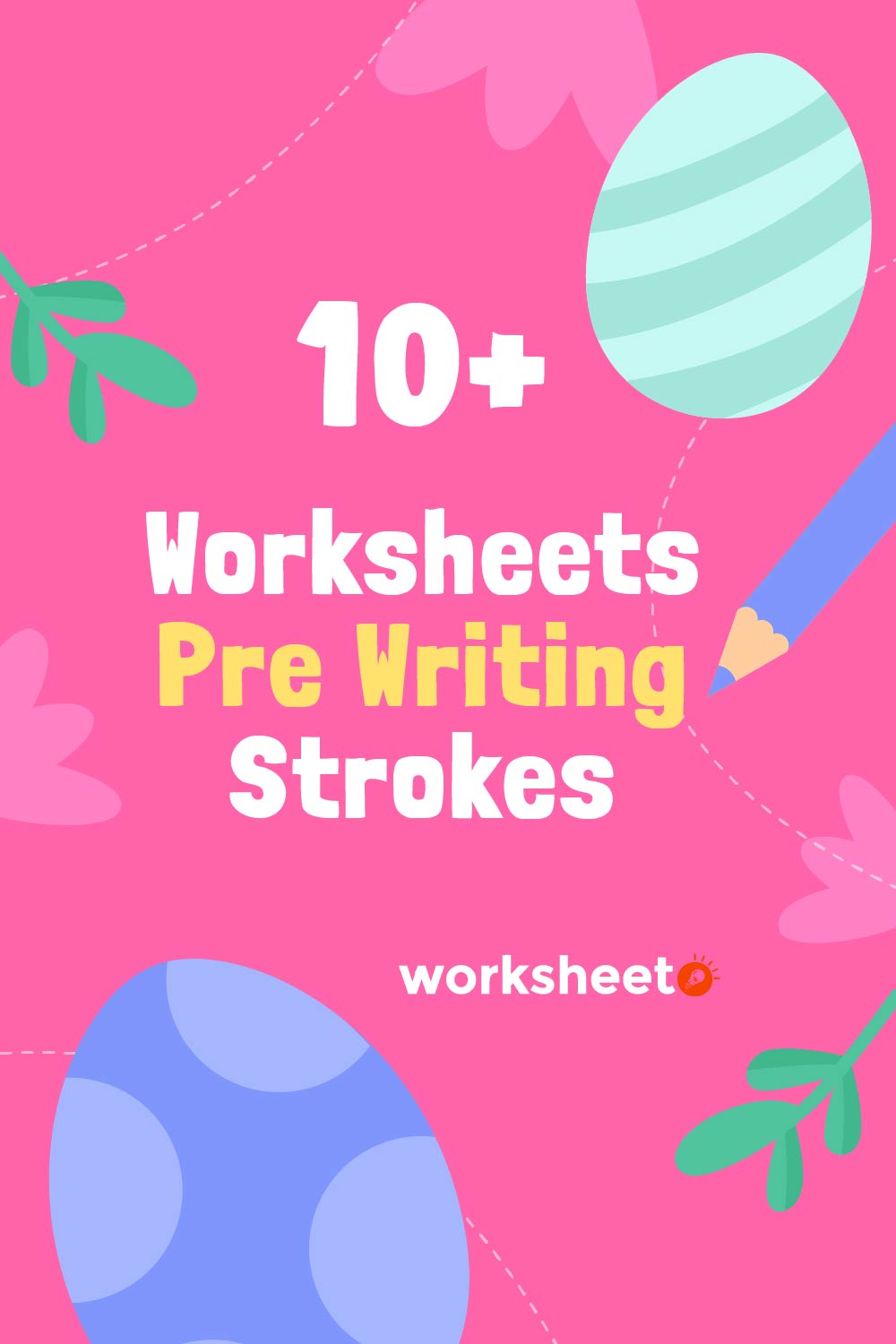 Worksheets Pre Writing Strokes