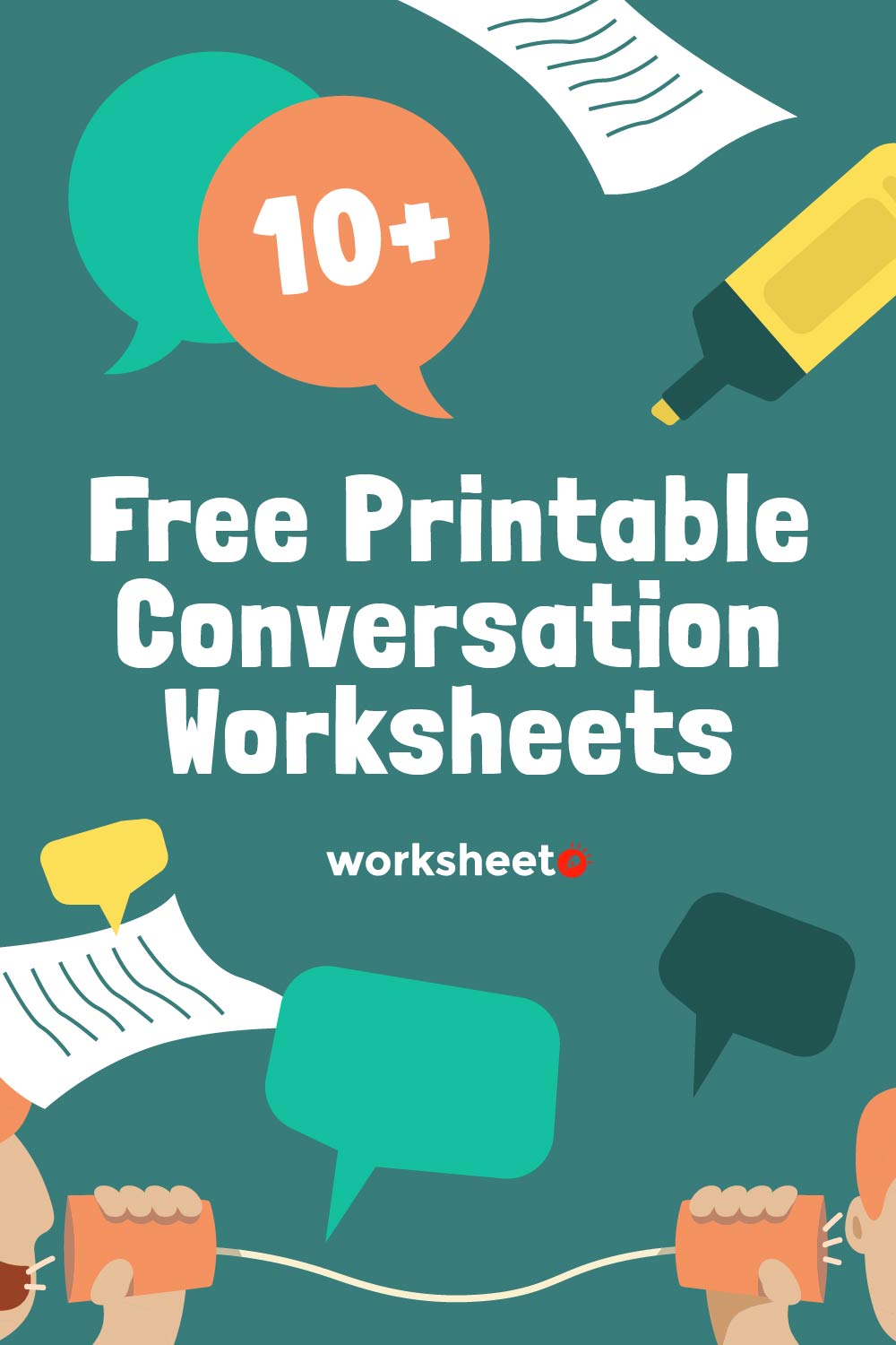 Free Printable Conversation Worksheets