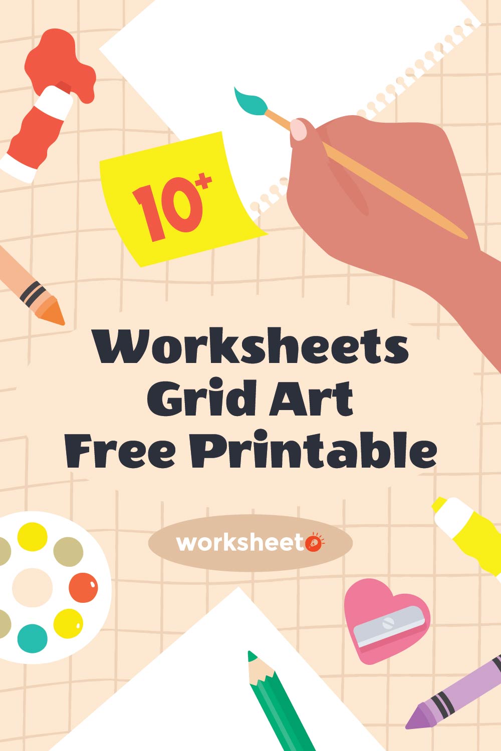 Worksheets Grid Art Free Printable