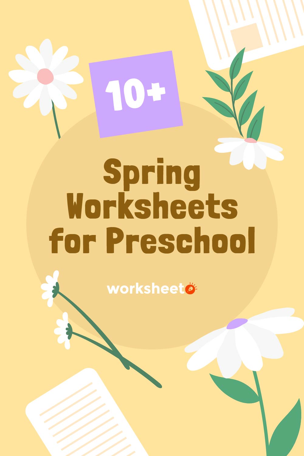 Spring Worksheets for Preschool