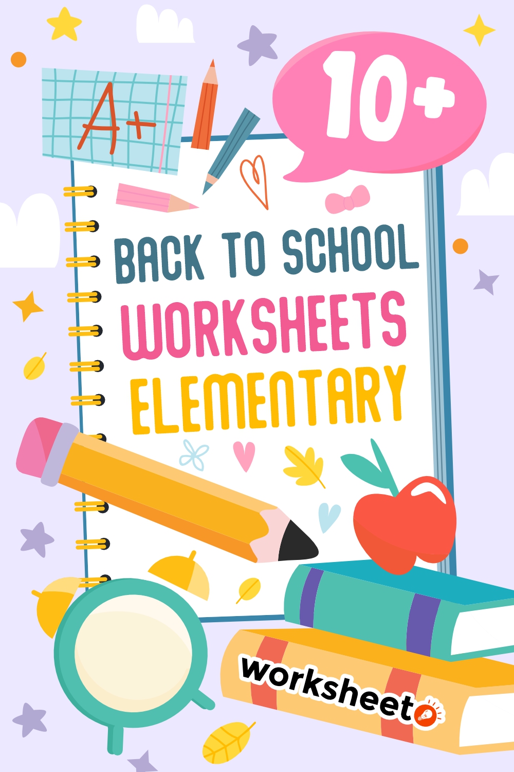 Back to School Worksheets Elementary