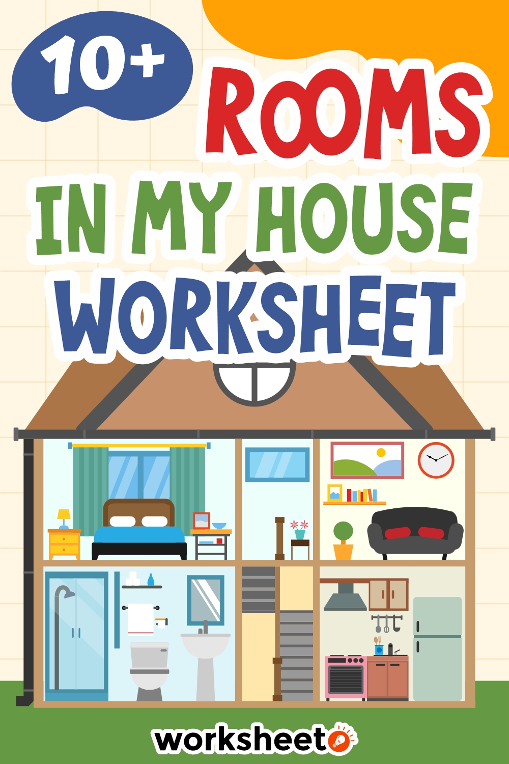 Rooms in My House Worksheet