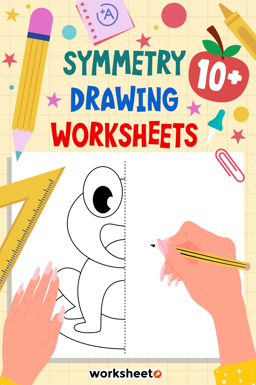 Symmetry Drawing Worksheets
