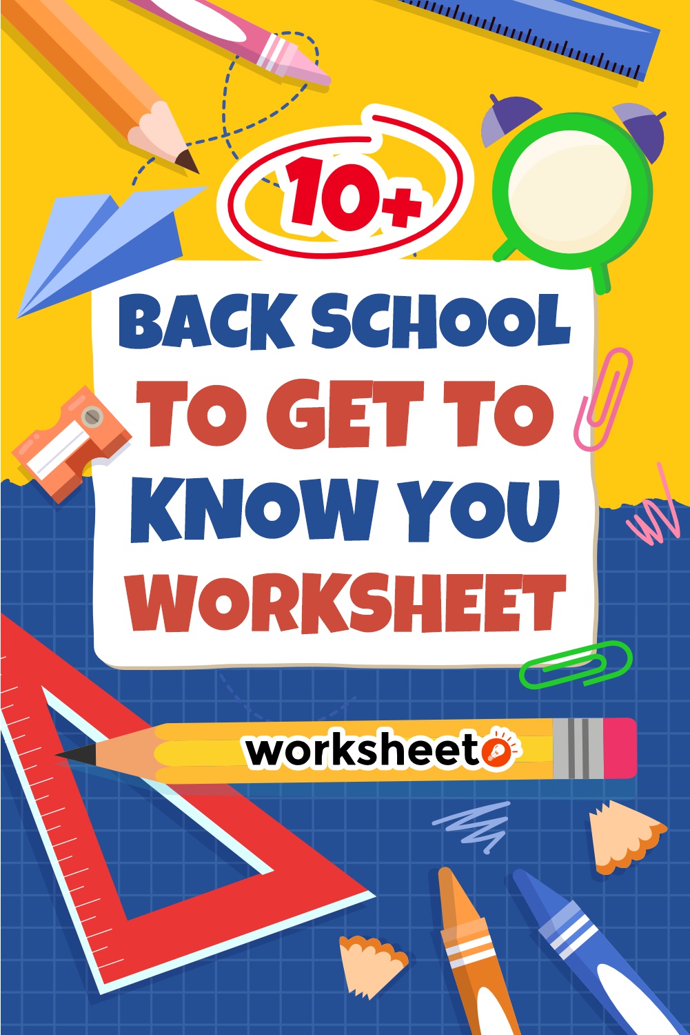 Back School to Get to Know You Worksheet