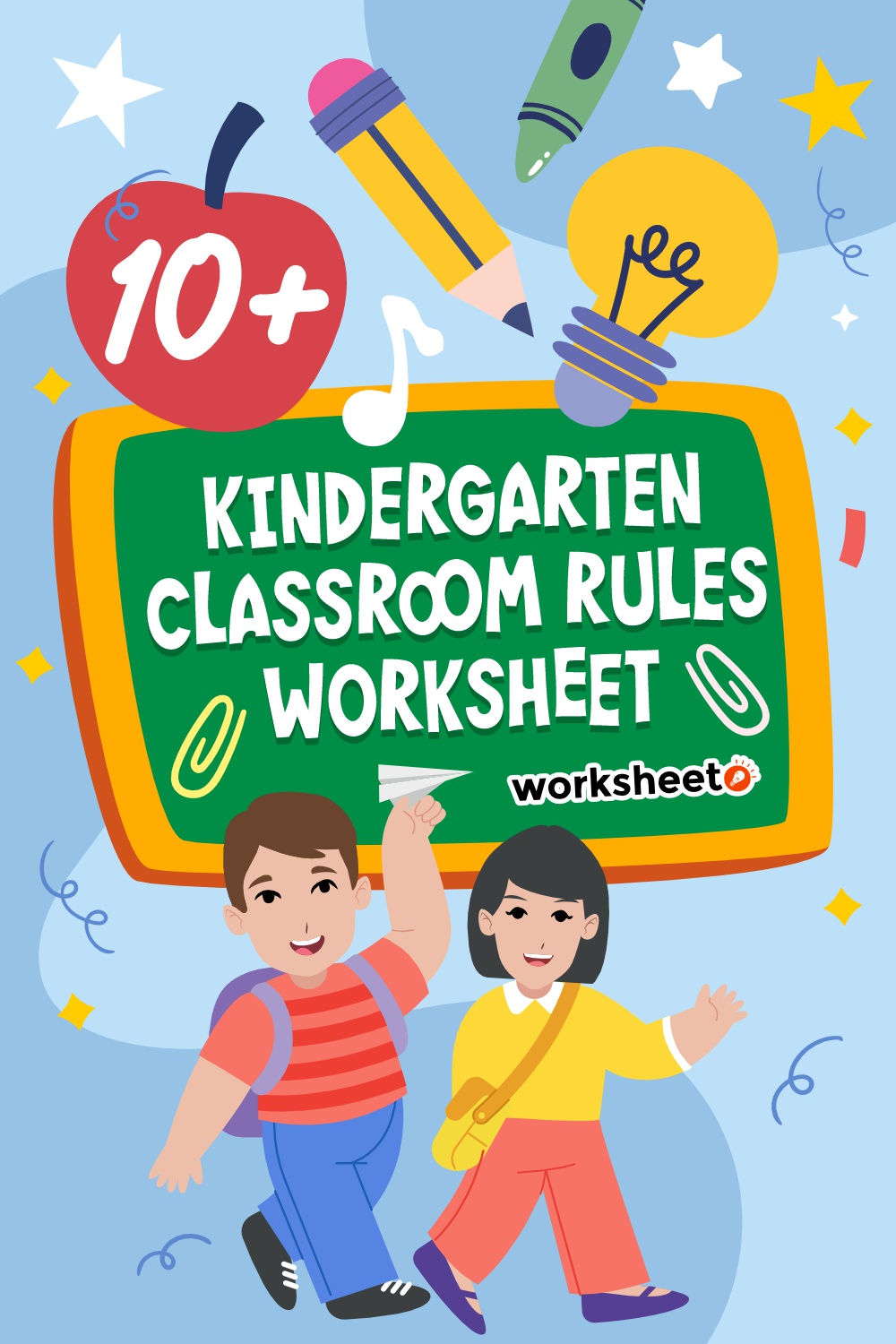 Kindergarten Classroom Rules Worksheet
