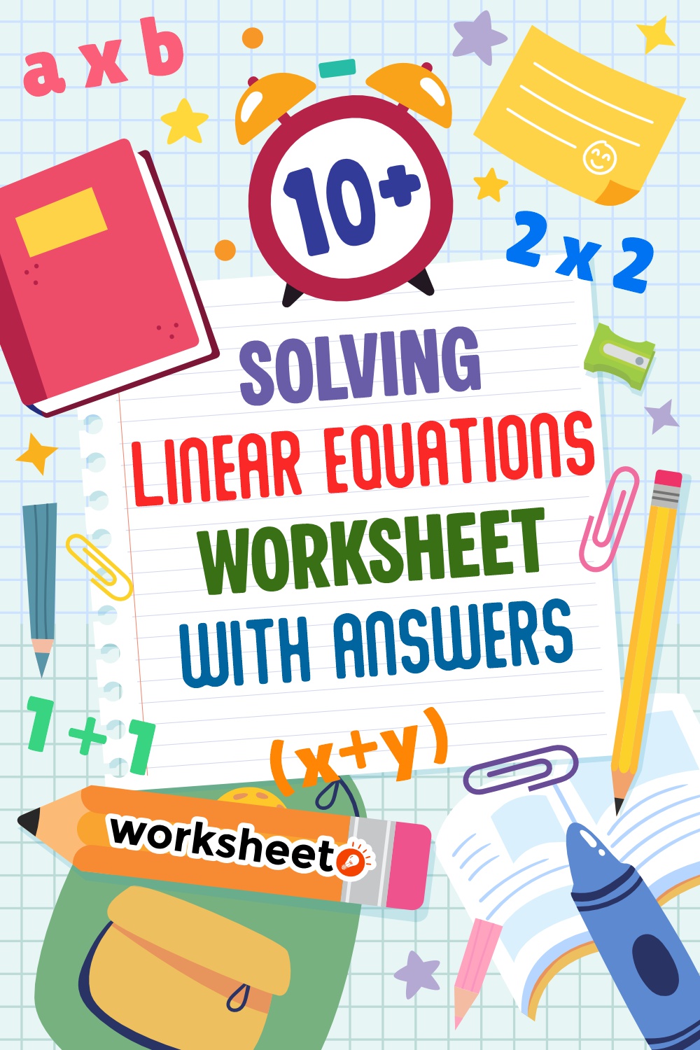 Solving Linear Equations Worksheet with Answers