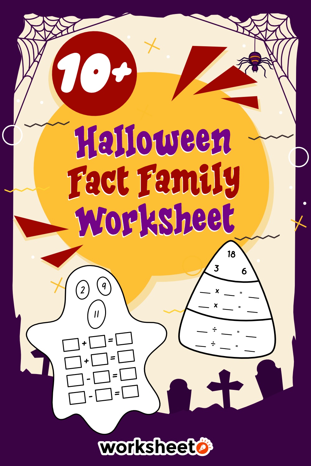 Halloween Fact Family Worksheet
