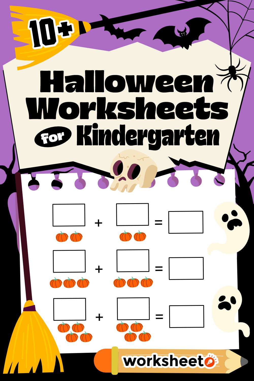 Halloween Worksheets for Kindergarten