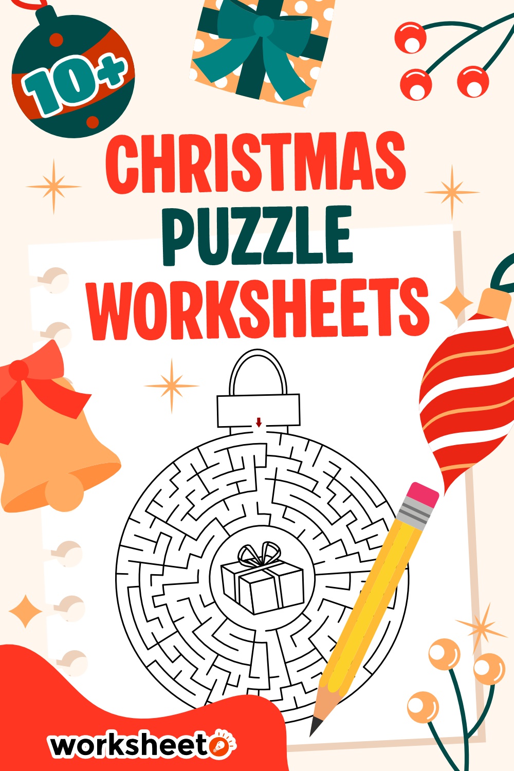 Christmas Puzzle Worksheets
