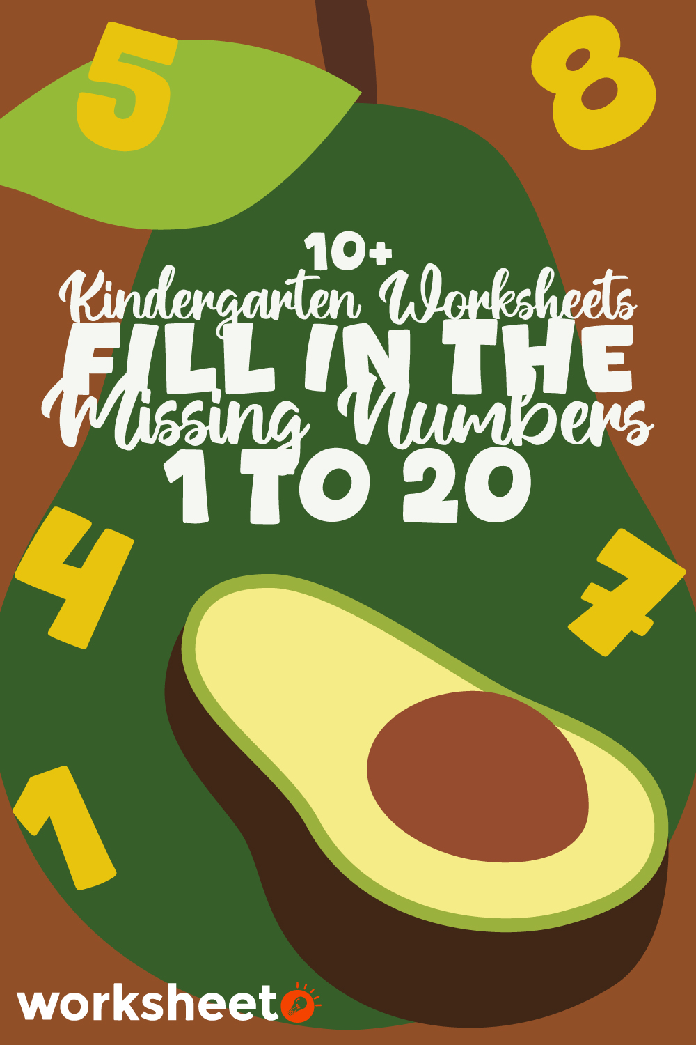 Kindergarten Worksheets Fill in the Missing Numbers 1 to 20