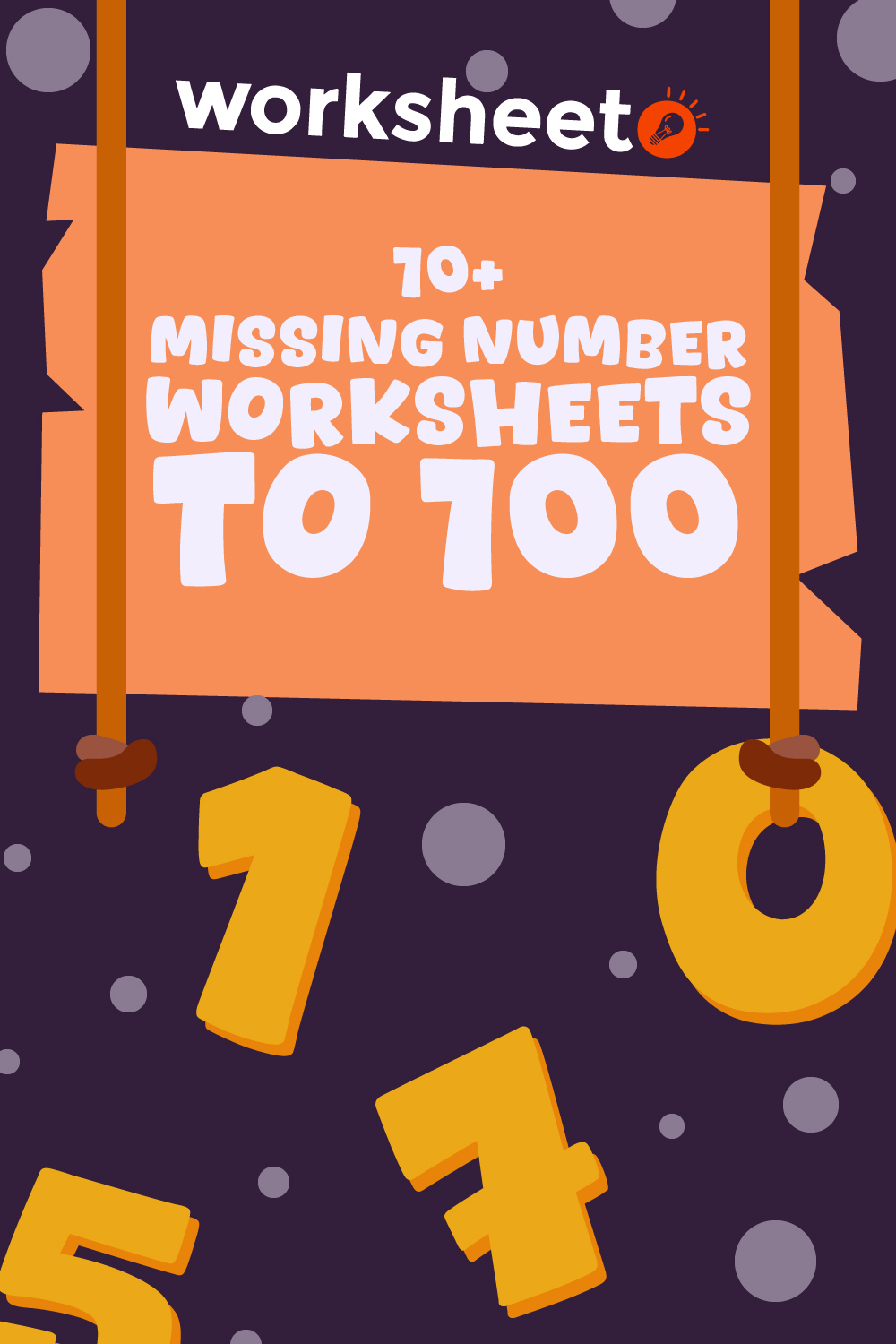 Missing Number Worksheets to 100