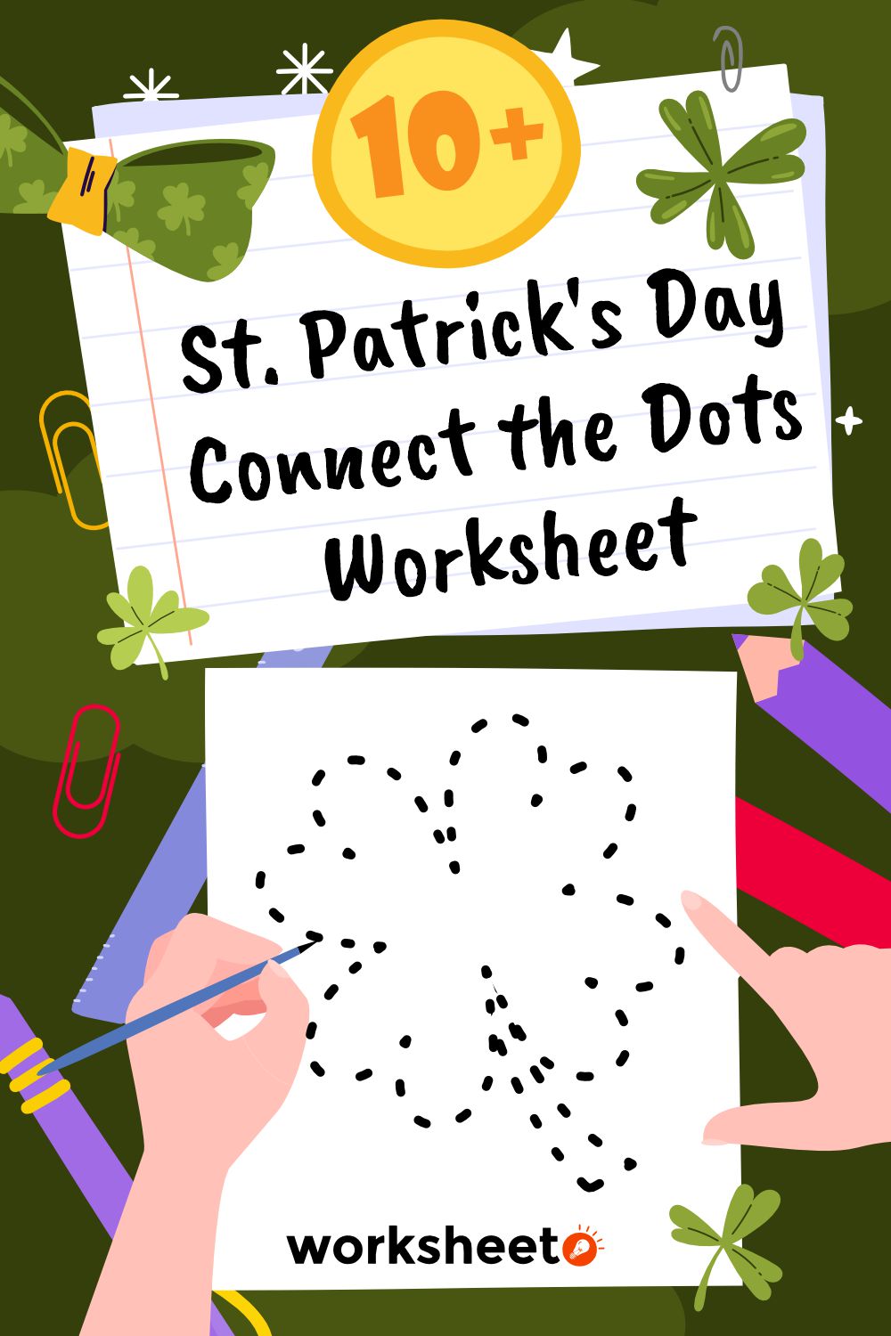St. Patricks Day Connect the Dots Worksheet