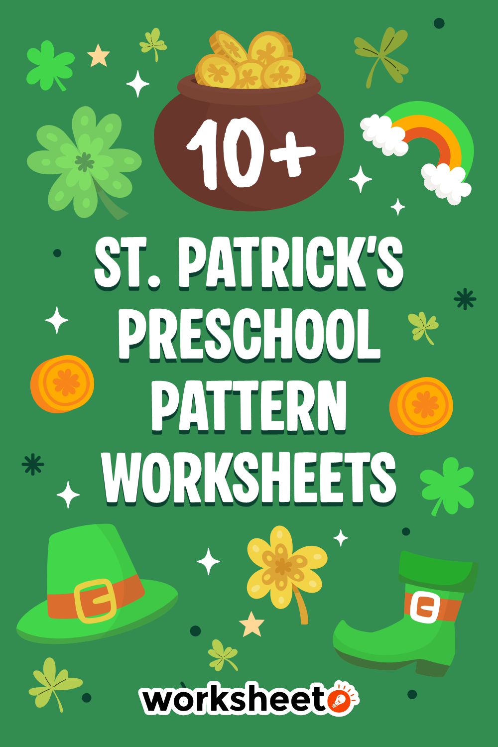 St. Patricks Preschool Pattern Worksheets