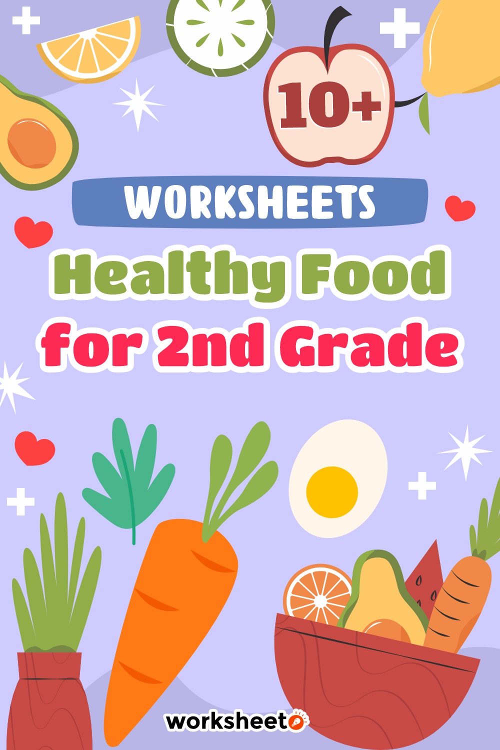 Worksheets Healthy Food for 2nd Grade