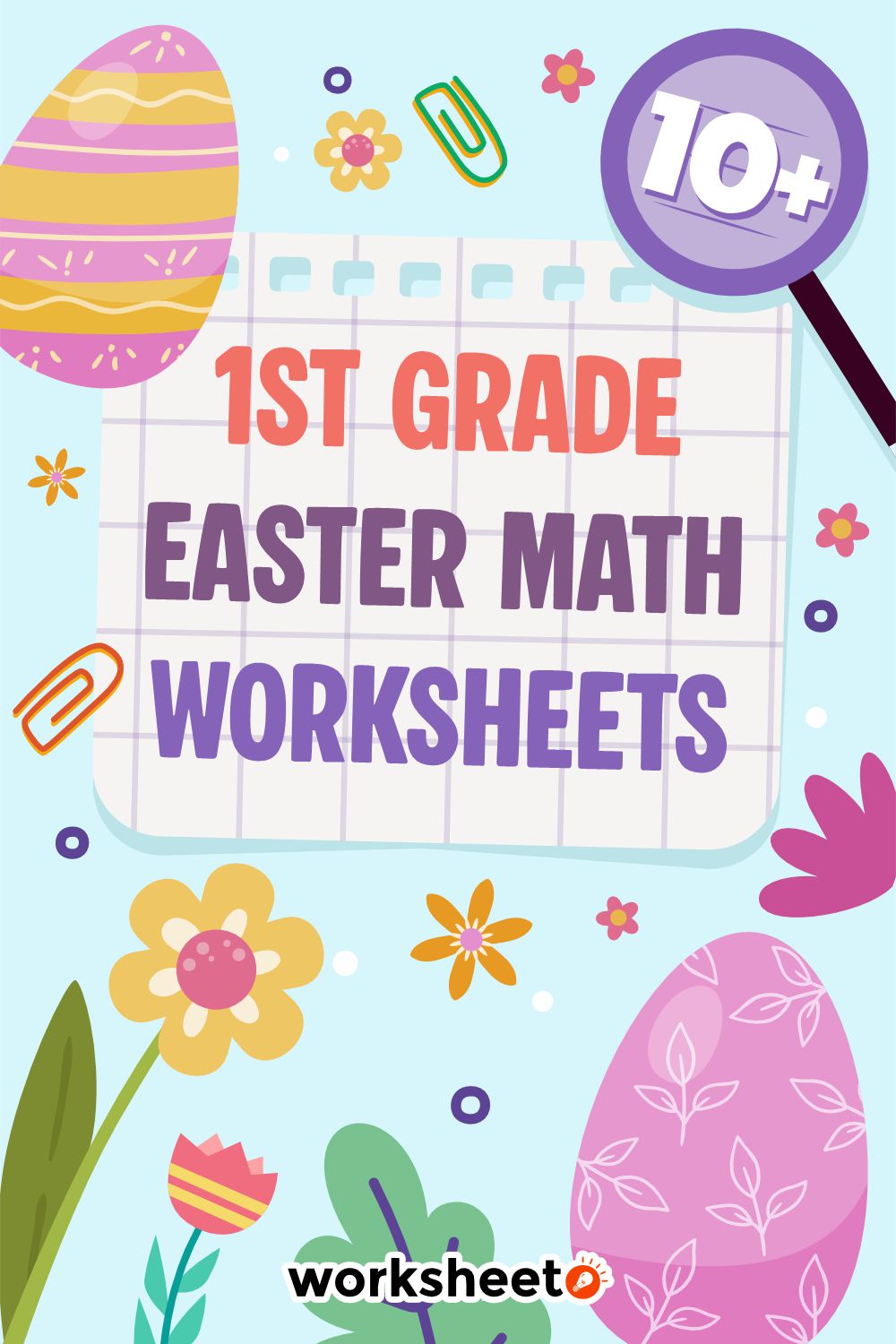 1st Grade Easter Math Worksheets