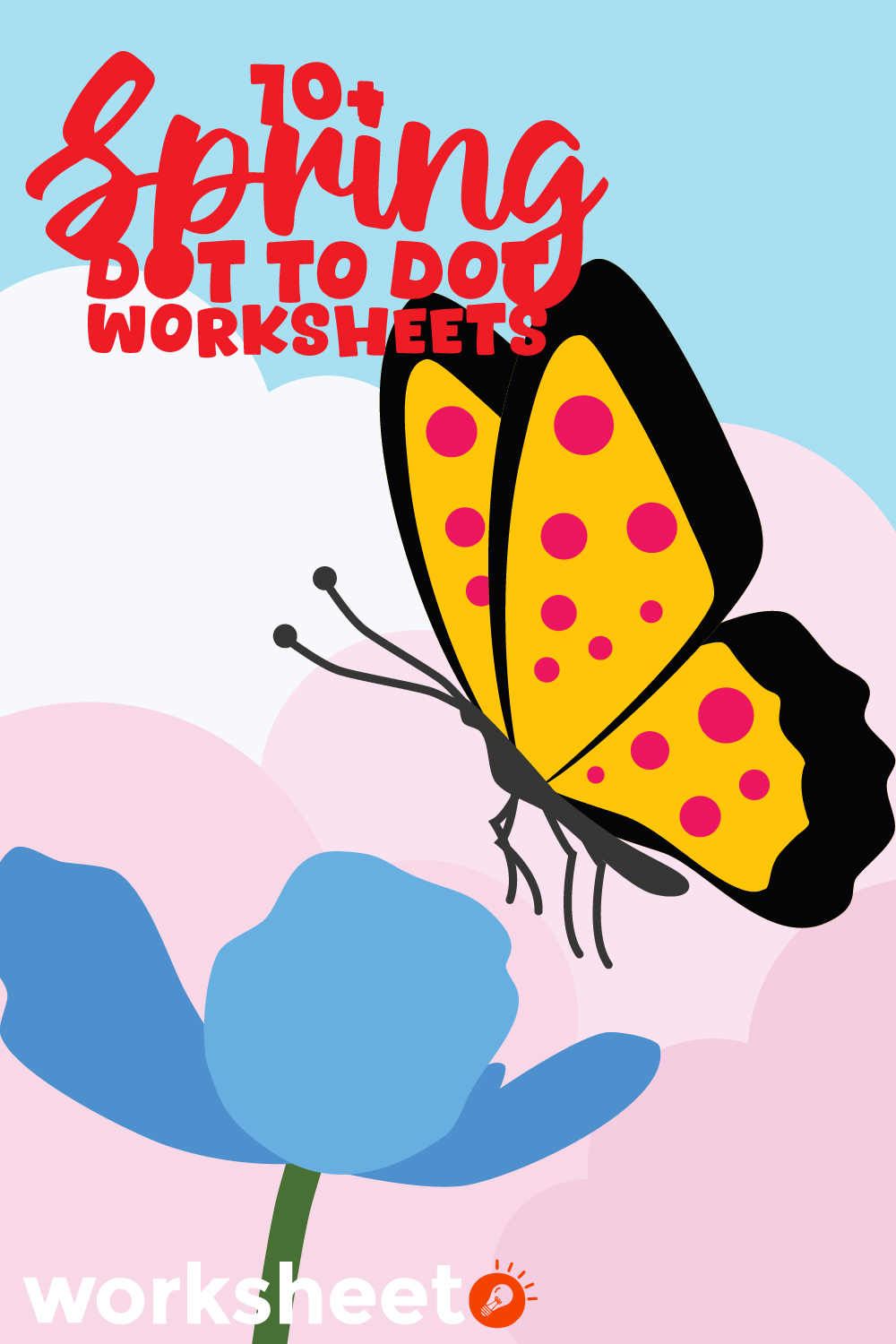 Spring Dot to Dot Worksheets