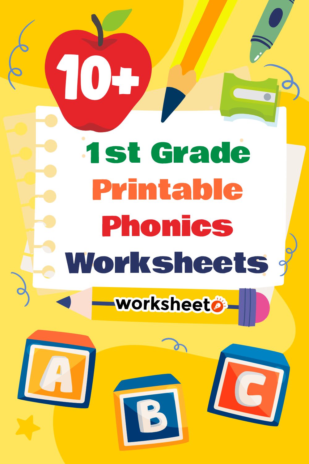 1st Grade Printable Phonics Worksheets