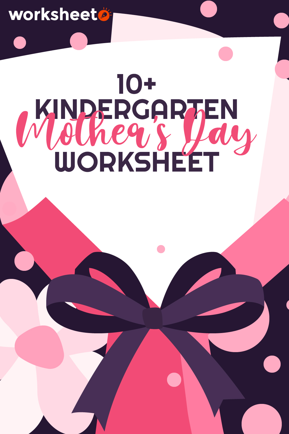 Kindergarten Mothers Day Worksheet