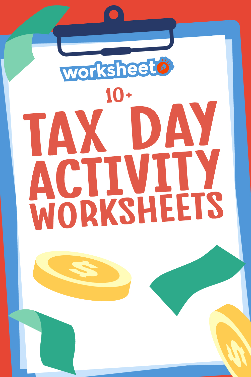Tax Day Activity Worksheets