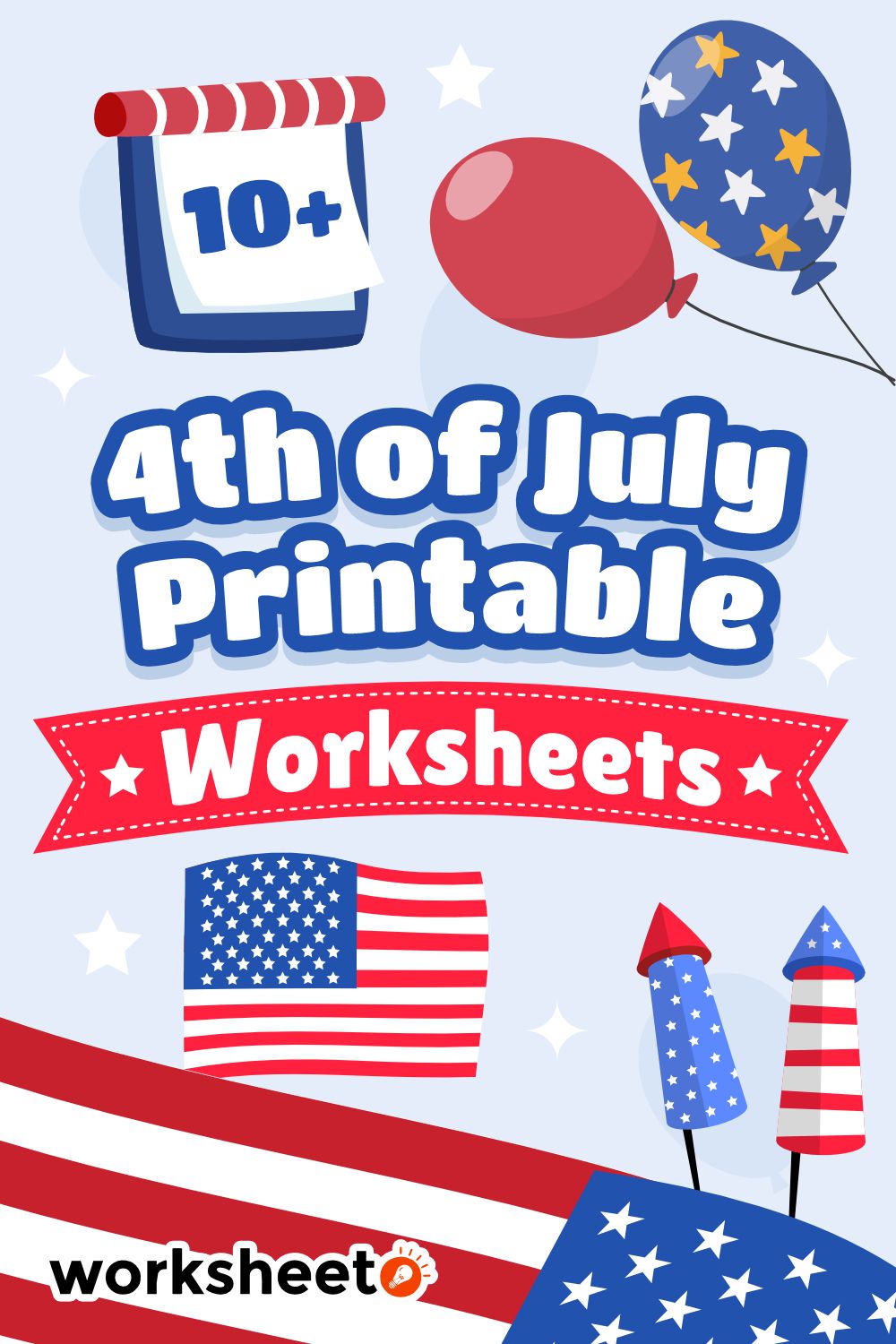 4th of July Printable Worksheets