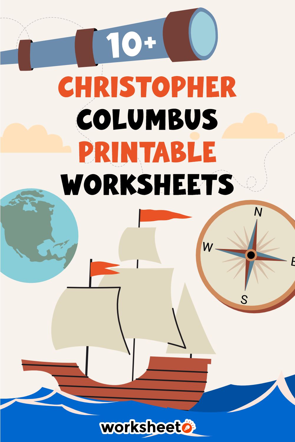 Christopher Columbus Printable Worksheets