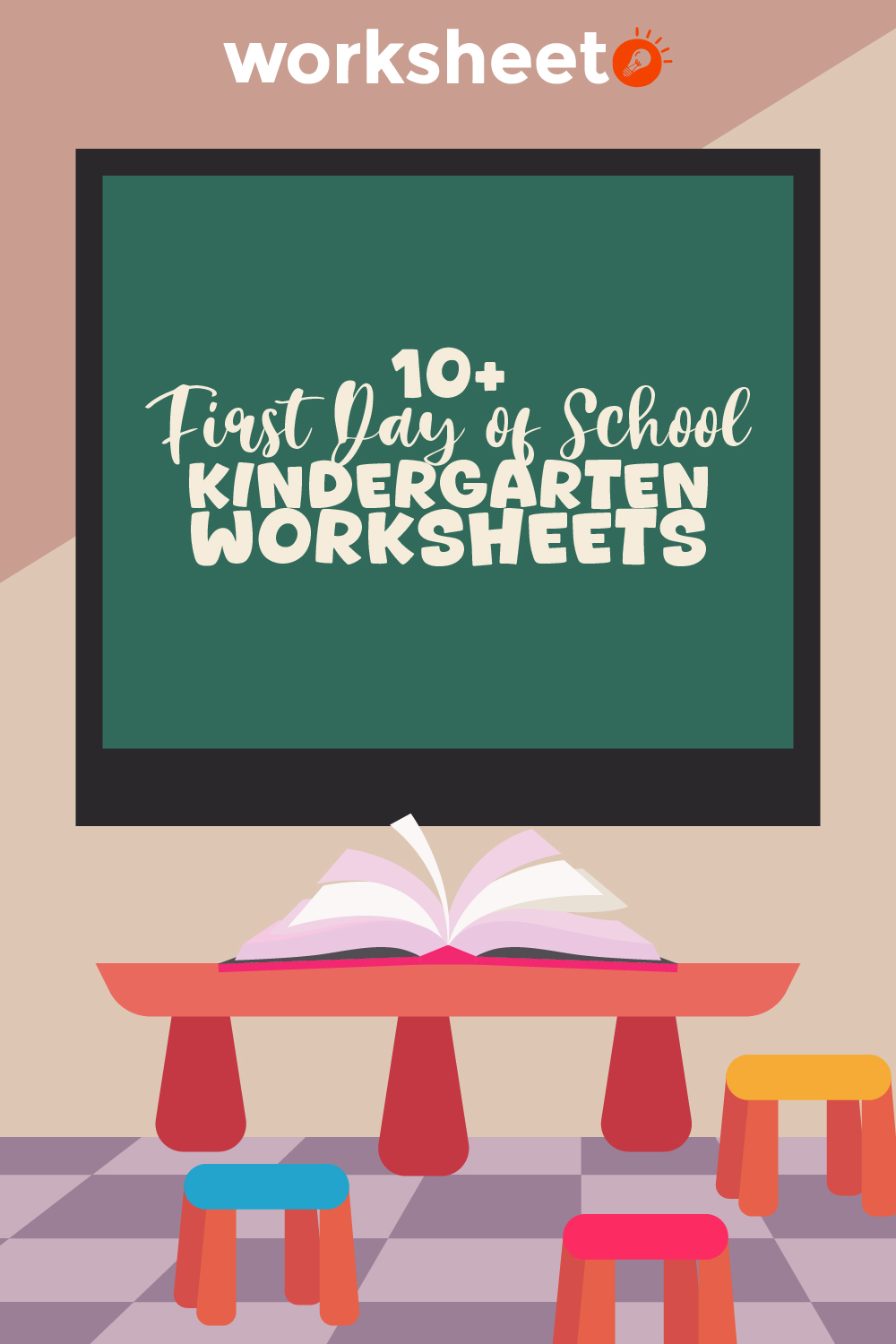 First Day of School Kindergarten Worksheets