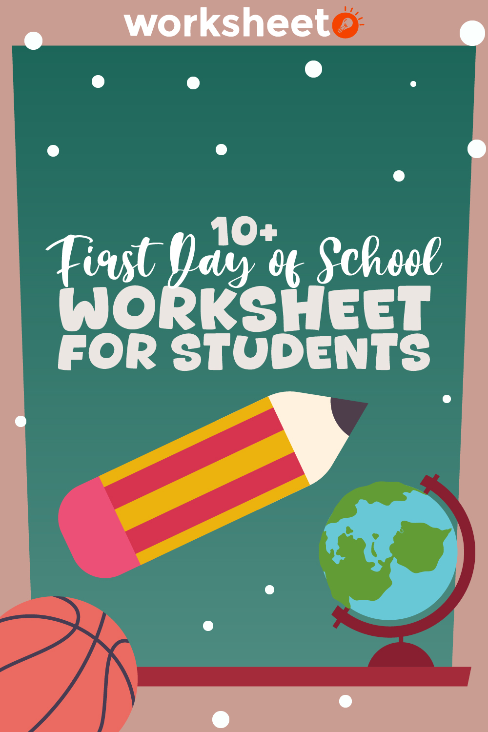 First Day of School Worksheet for Students