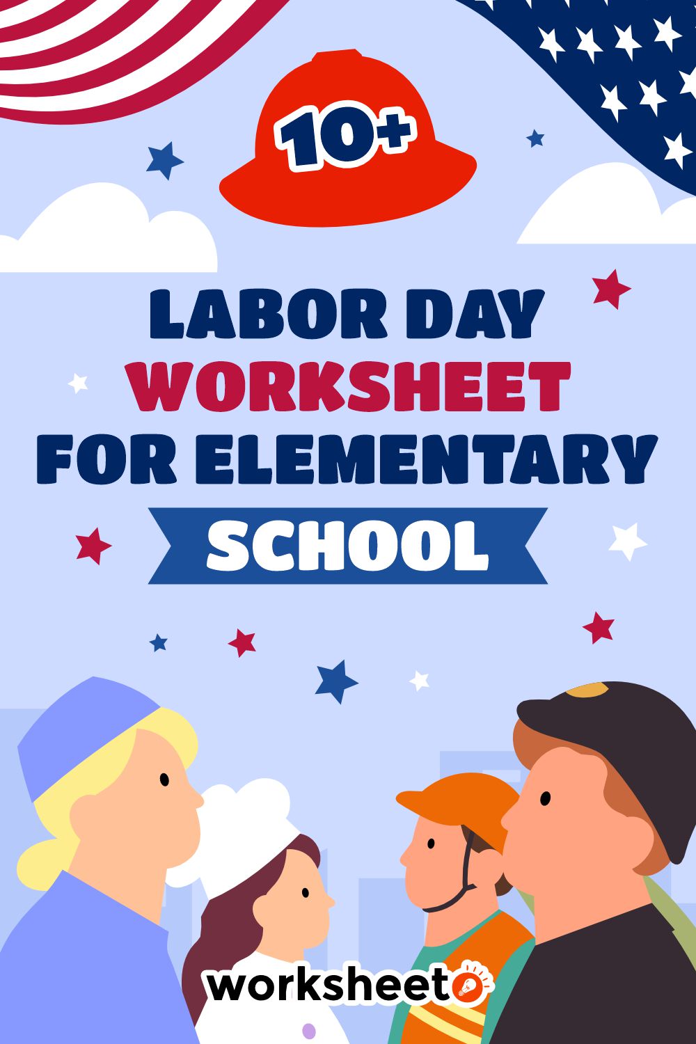 Labor Day Worksheet for Elementary School