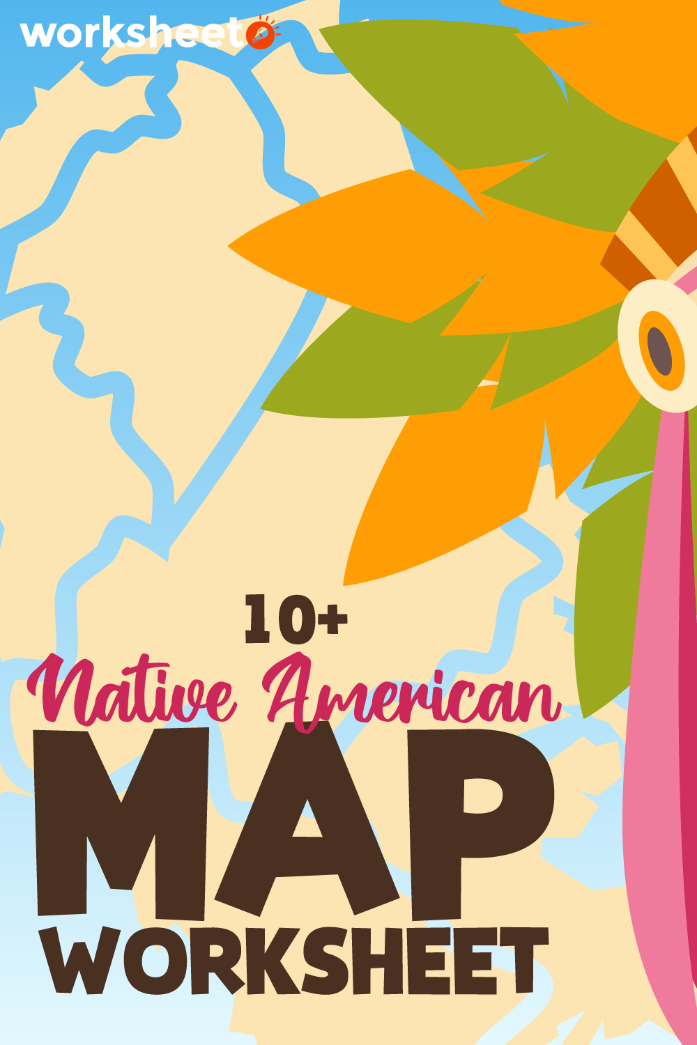 Native American Map Worksheet