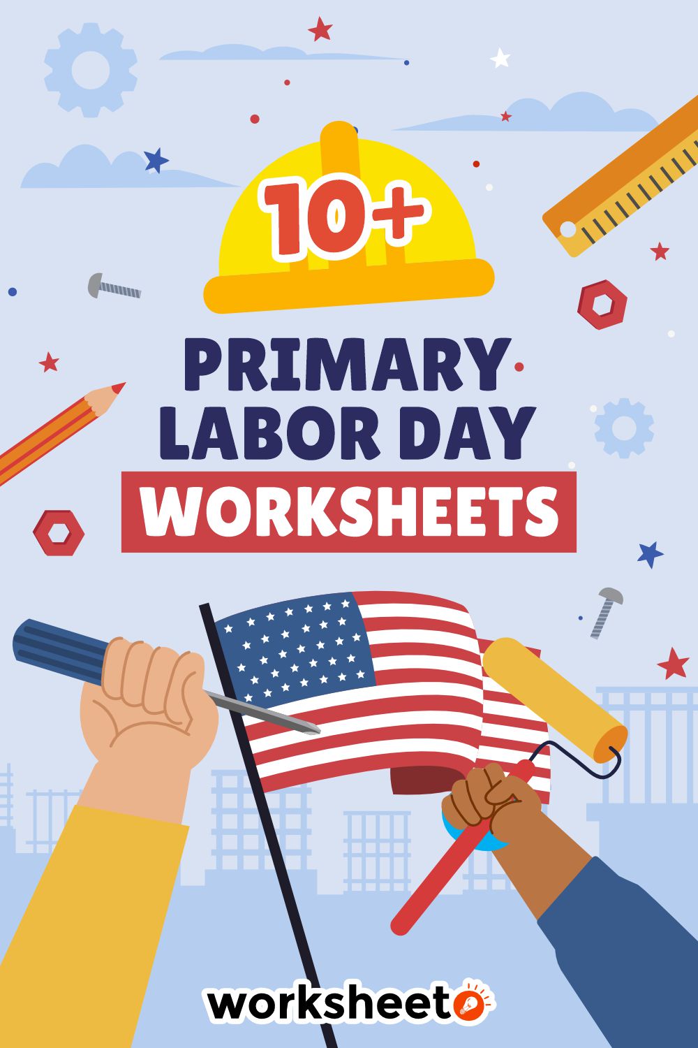 Primary Labor Day Worksheets