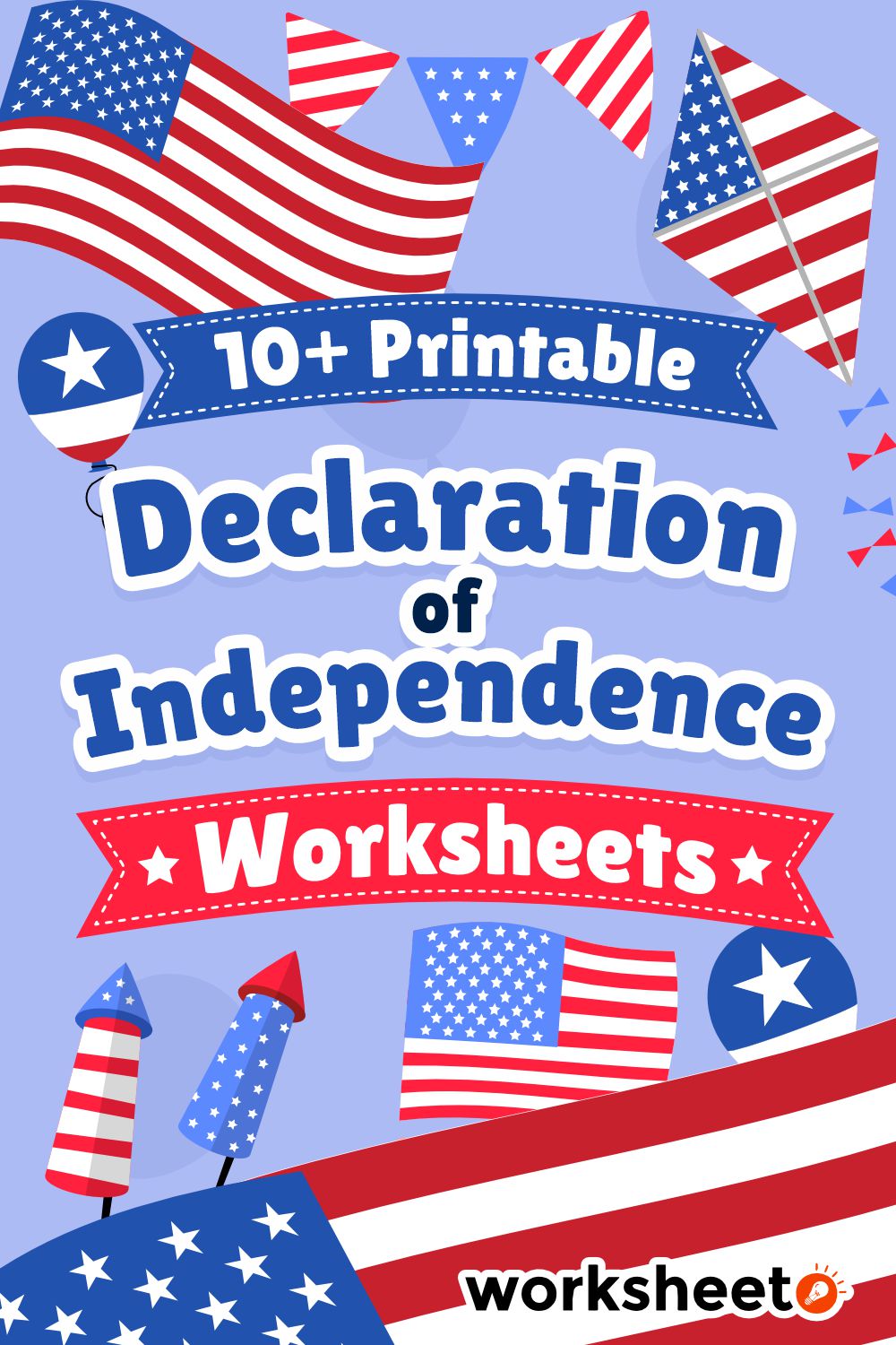 Printable Declaration of Independence Worksheets