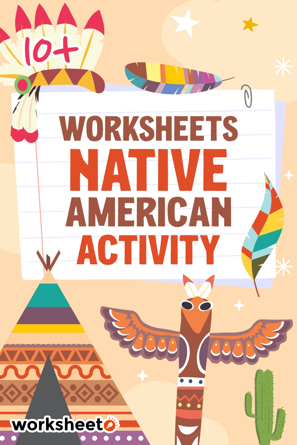 Worksheets Native American Activity