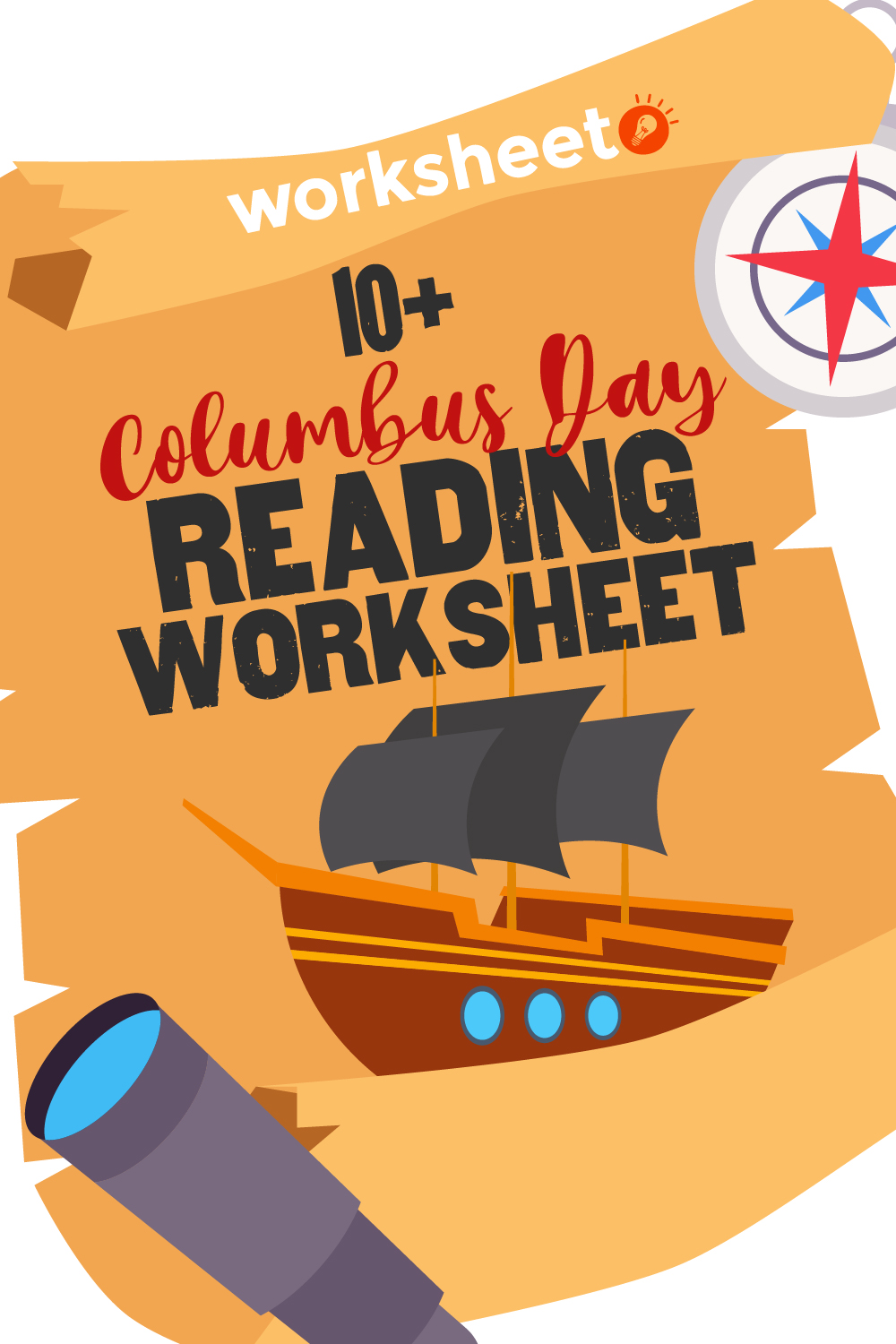 Columbus Day Reading Worksheet
