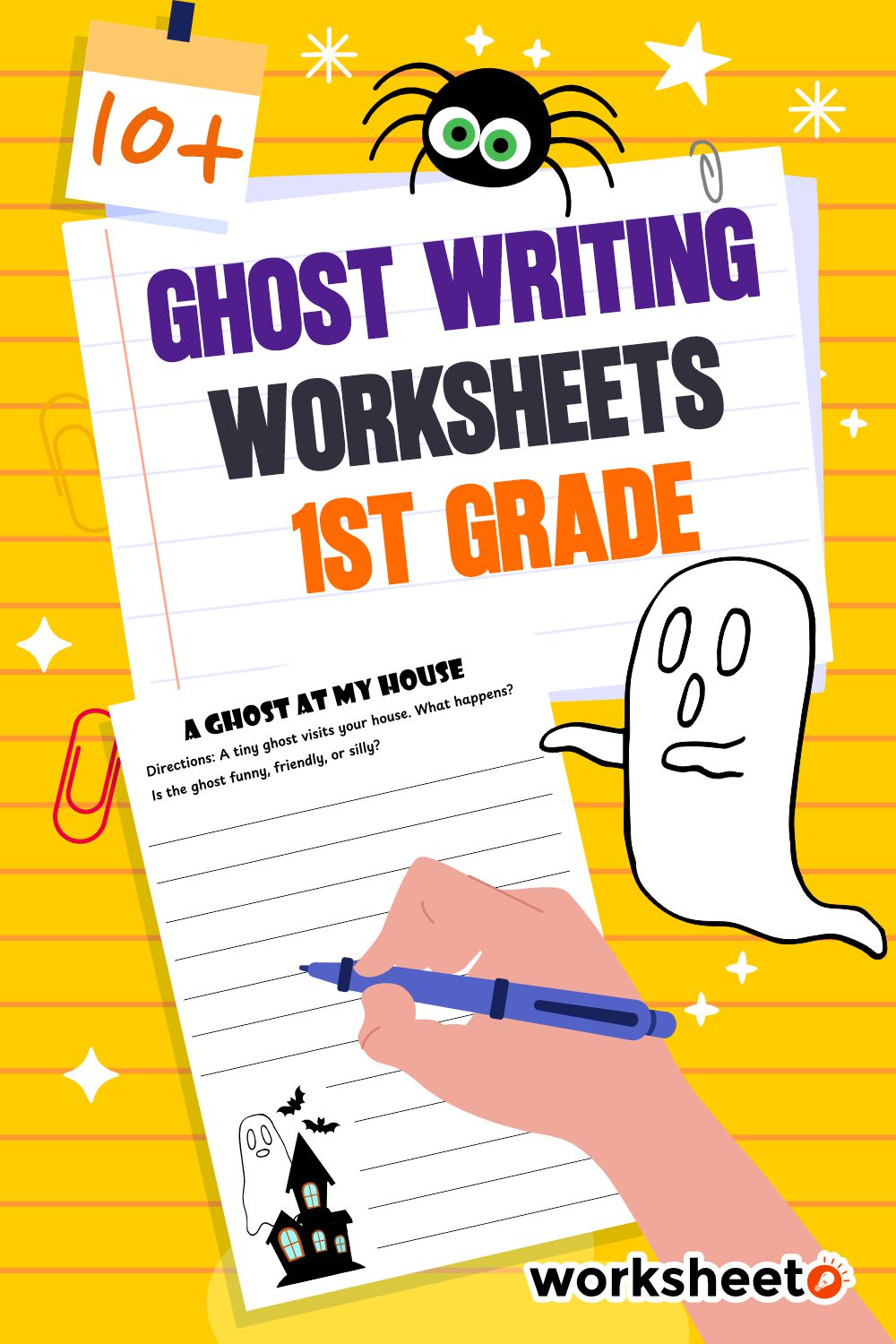 Ghost Writing Worksheets 1st Grade