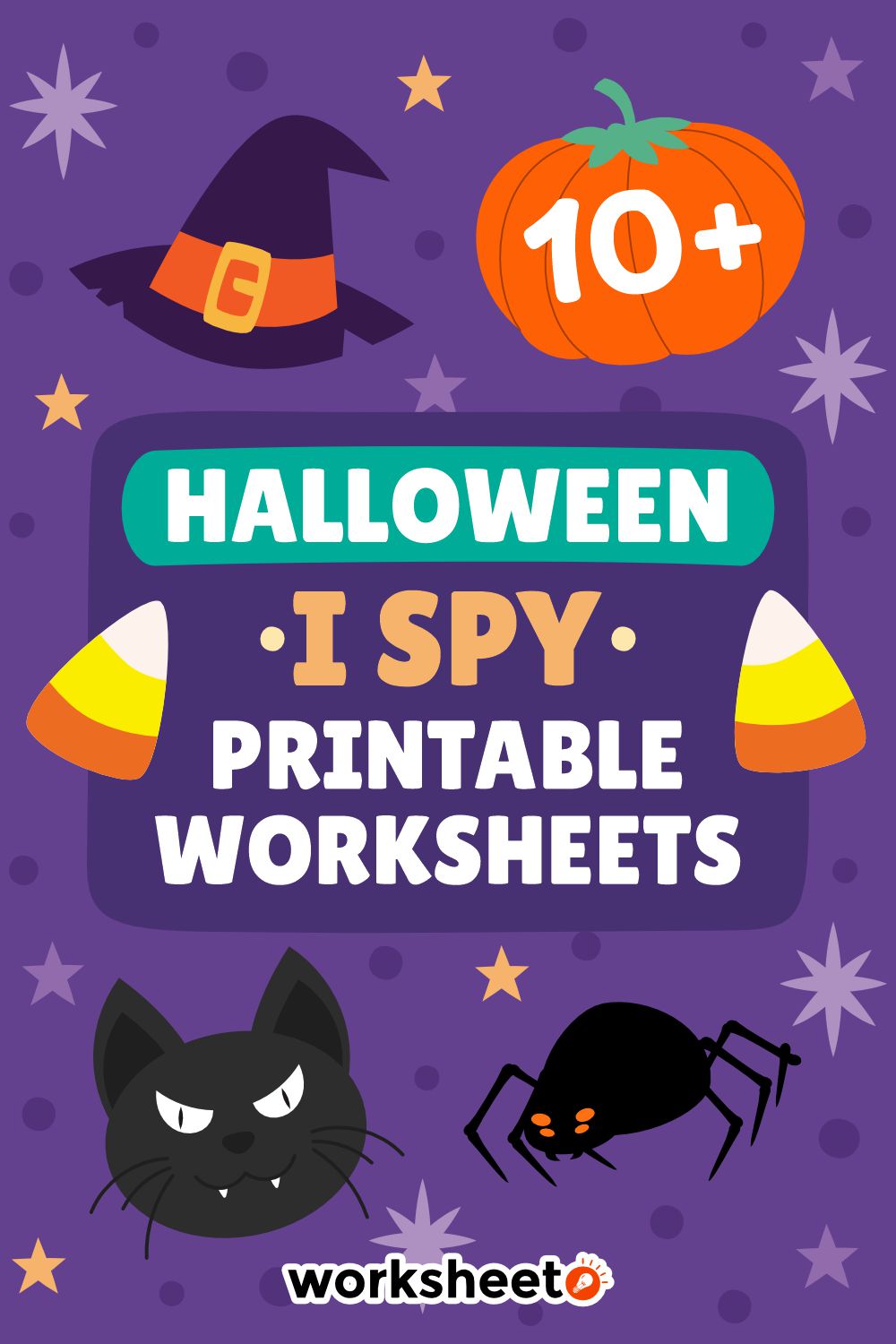Halloween I Spy Printable Worksheets