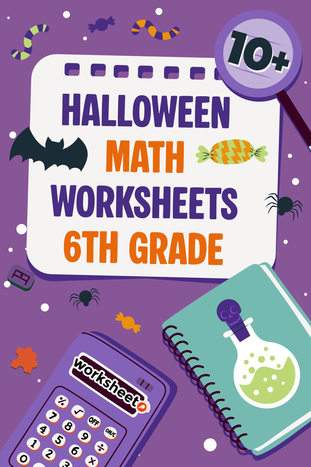 Halloween Math Worksheets 6th Grade